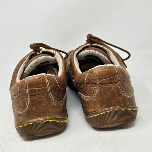 DR MARTENS Mens Size 10 Air Wair Casual Oxford Brown Leather Shoe 11215 - Picture 4 of 9